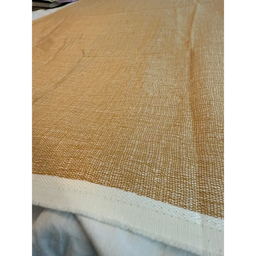 Vintage new orangish brown retro Fabric 35